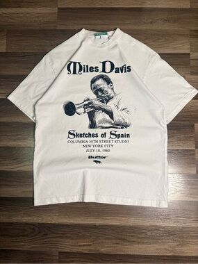 Butter Goods x Miles Davis Sketches of Spain Graphic T-Shirt Size M Men